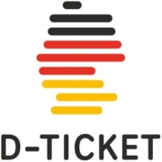 Logo DeutschlandTicket quadrat